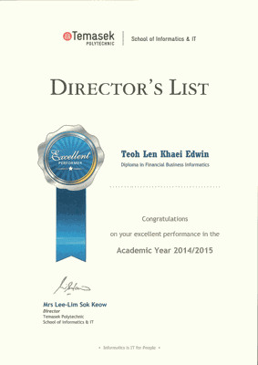 Temasek Director's List 2015